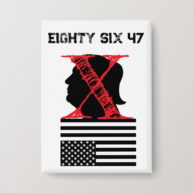 Chapa Ochenta Y Seis 47 Botón/Pin (Anverso)