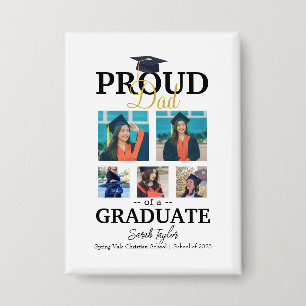 Chapa Orgulloso padre de graduado 2025