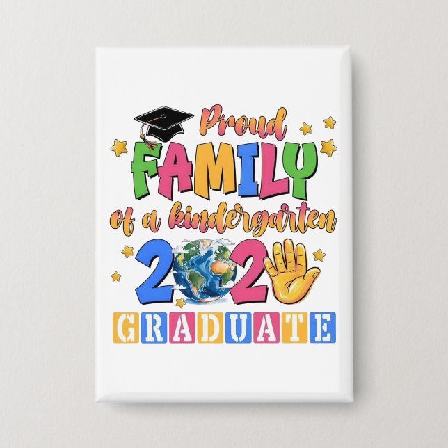 Chapa Orgullosos graduados de familia en 2025 (Anverso)