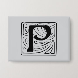 Chapa P Monogramm schwarz