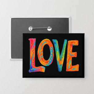 Chapa Palabra de amor colorida