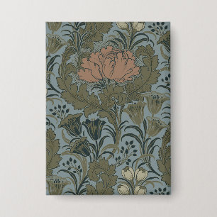 Chapa Papel de fondo floral antiguo Morris Garden