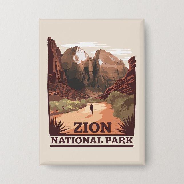 Chapa Parque nacional de Zion (Anverso)
