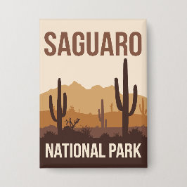 Chapa Parque nacional Saguaro Arte de viajes mínimo