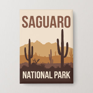 Chapa Parque nacional Saguaro Arte de viajes mínimo