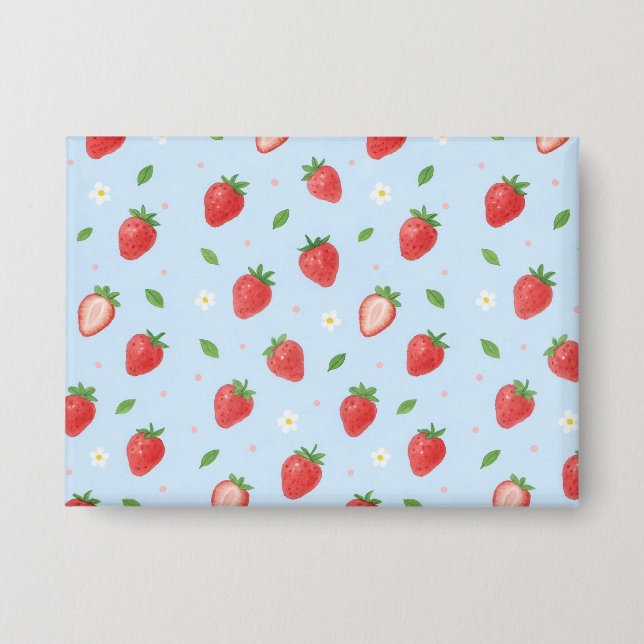 Chapa Pastel Strawberry Dreams Seamless Pattern (Anverso)