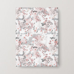 Chapa Patrón floral digital en tonos pasteles