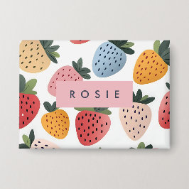 Chapa Patrón personalizado de fresa de fruta