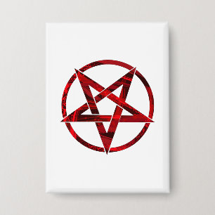 Chapa Pentagram del diablo Rojo