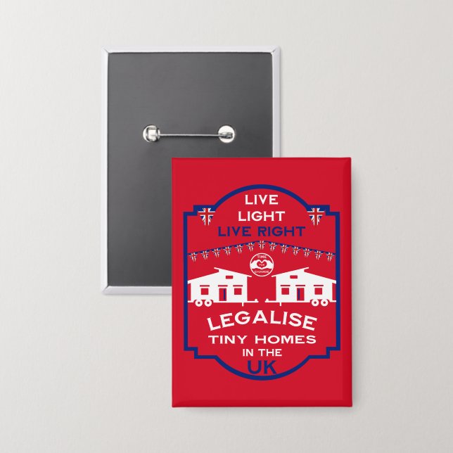 Chapa Pequeña Casa Reino Unido (Anverso/Reverso)