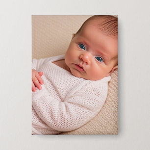 Chapa Personalización de la foto de Baby Keepsake
