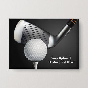 Chapa Personalizado Text Golf