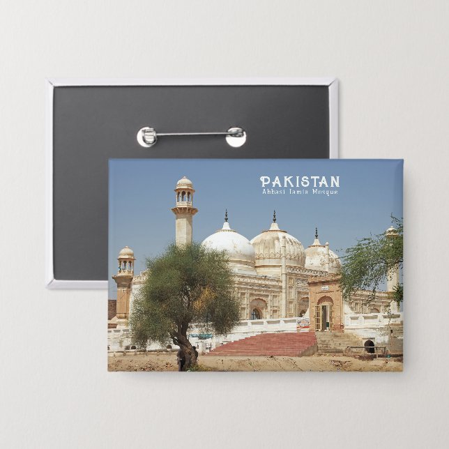 Chapa Personalizado Texto Pakistán (Anverso/Reverso)