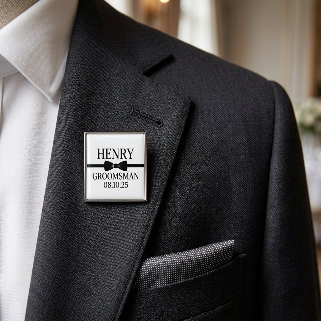 Chapa Personalized Groomsman Gift, Wedding Party Favor (Subido por el creador)