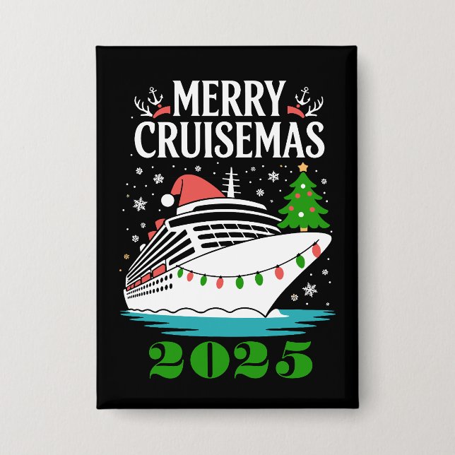 Chapa Personalized Merry Cruisemas Cruise Ship Family  (Anverso)