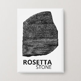 Chapa Piedra de Rosetta: Jeroglífico Lengua del Antiguo 