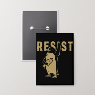 Chapa Pingüino Resiste Pingüinos Protestan Contra Arance