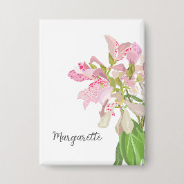 Chapa Pink Orchid Floral Design – Elegant Botanical Art