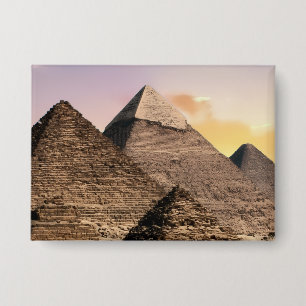 Chapa Pirámides De Giza Viaje Egipto Foto