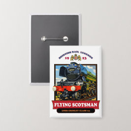 Chapa Póster Retro de la Locomotora de Vapor Flying Scot