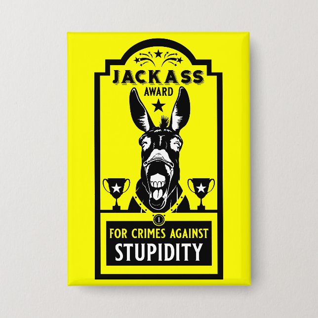 Chapa Premio Jackass (Anverso)