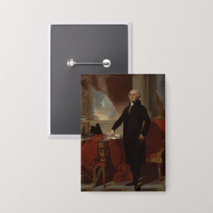 Chapa Presidente estadounidense George Washington Lansdo