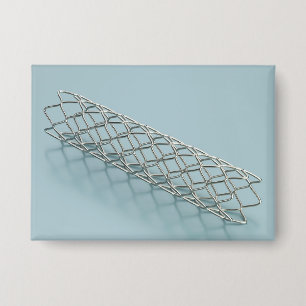 Chapa Primer plano de stent médico