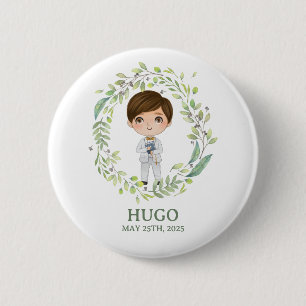 Chapa Primera Comunión HUGO