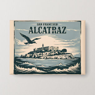 Chapa Prisión de la Isla de Alcatraz San Francisco Viaje