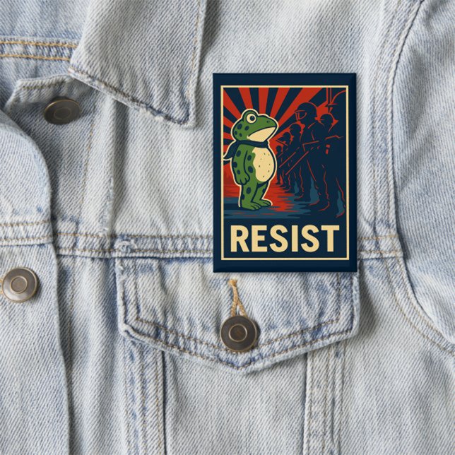 Chapa Protesta de la Rana de Portland (Subido por el creador)