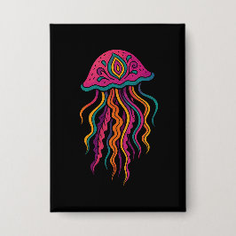 Chapa Psychedelic Jellyfish Button – Ocean Vibes