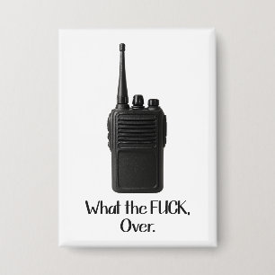 Chapa Qué m***da Sobre El Icono De Walkie Talkie Funny
