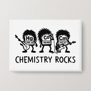 Chapa Química Rocks Banda De Rock De Ciencia