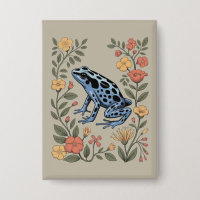 Rana Veneno Azul Flor Adorable Sapo  Amante de Ran