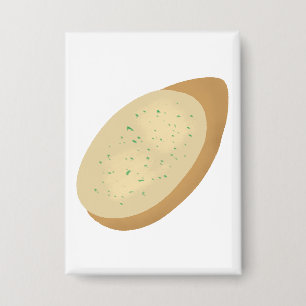 Chapa Rebanada de pan de ajo regalo para amantes de la c