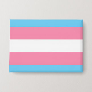 Chapa rectangle trans flag button