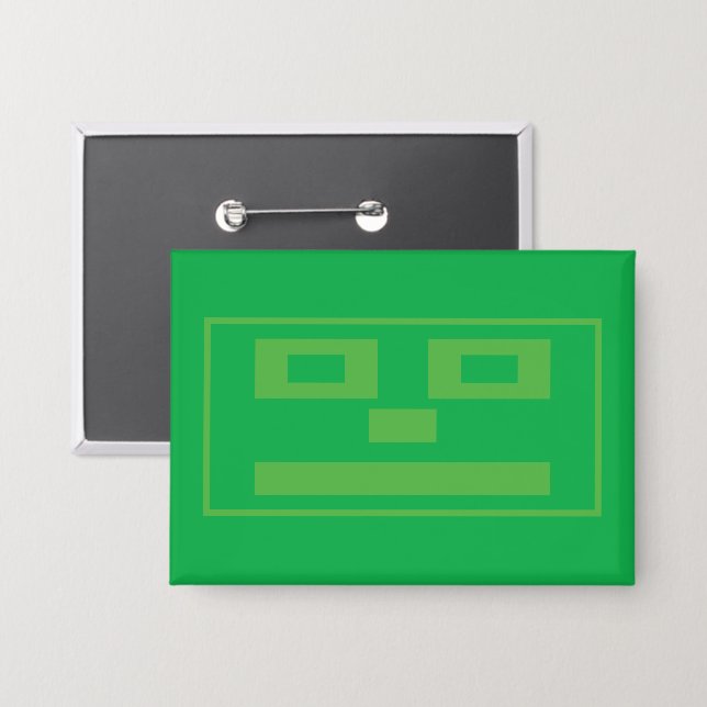 Chapa Rectanglely Button (Anverso/Reverso)