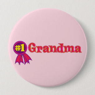 Chapa Redonda De 10 Cm #1 Abuela