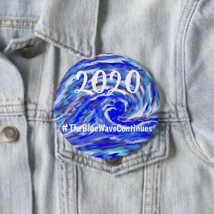 Chapa Redonda De 10 Cm 2020 - la Ola Azul continúa