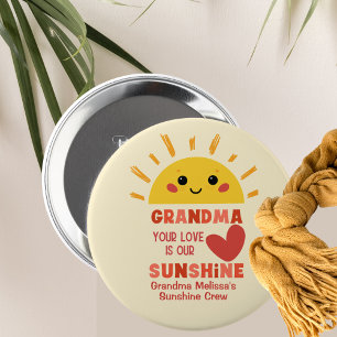 Chapa Redonda De 10 Cm Ama Amor Amarilla Amarilla Justa Familia