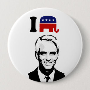 Chapa Redonda De 10 Cm Amo a Charlie Crist