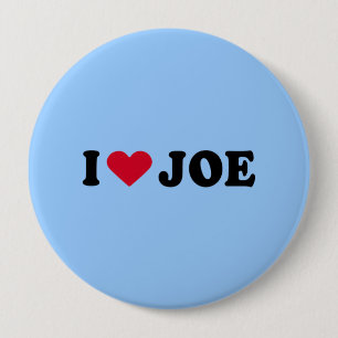 CHAPA REDONDA DE 10 CM AMO A JOE