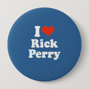 CHAPA REDONDA DE 10 CM AMO A RICK PERRY