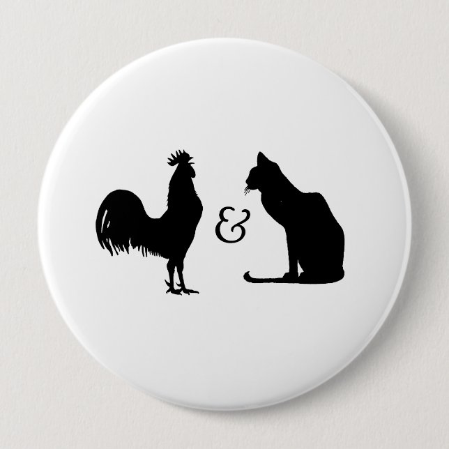 Chapa Redonda De 10 Cm Amo ambos (Anverso)