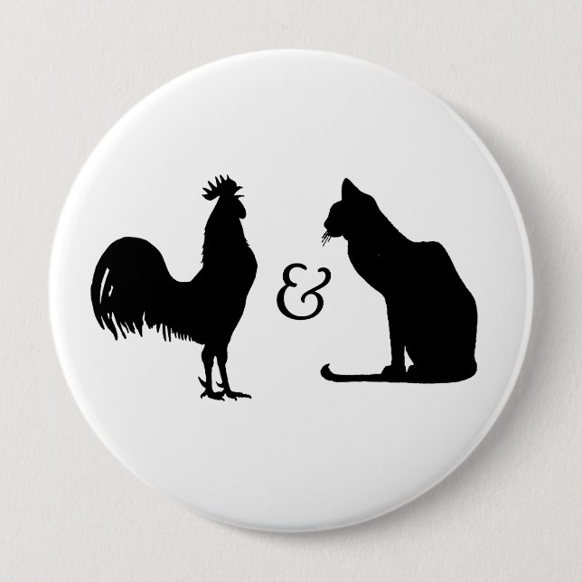 Chapa Redonda De 10 Cm Amo ambos (Anverso)