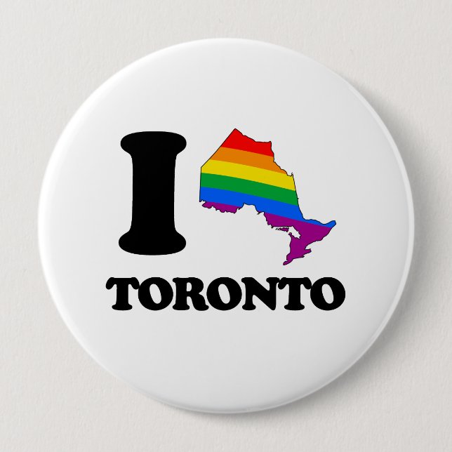 CHAPA REDONDA DE 10 CM AMO TORONTO GAY - .PNG (Anverso)