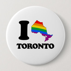 CHAPA REDONDA DE 10 CM AMO TORONTO GAY - .PNG