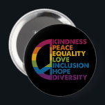 Chapa Redonda De 10 Cm Amor por la Paz Igualdad Inclusión Esperanza Diver<br><div class="desc">Amor Paz Igualdad Amor Inclusión Esperanza Diversidad</div>