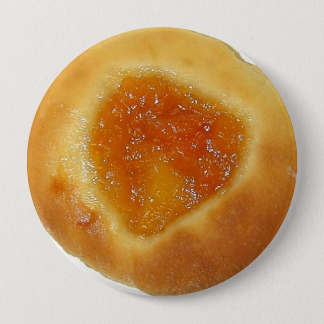 Chapa Redonda De 10 Cm Apricot Kolache pin (Anverso)