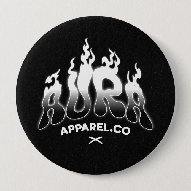 Chapa Redonda De 10 Cm Aura (Anverso)